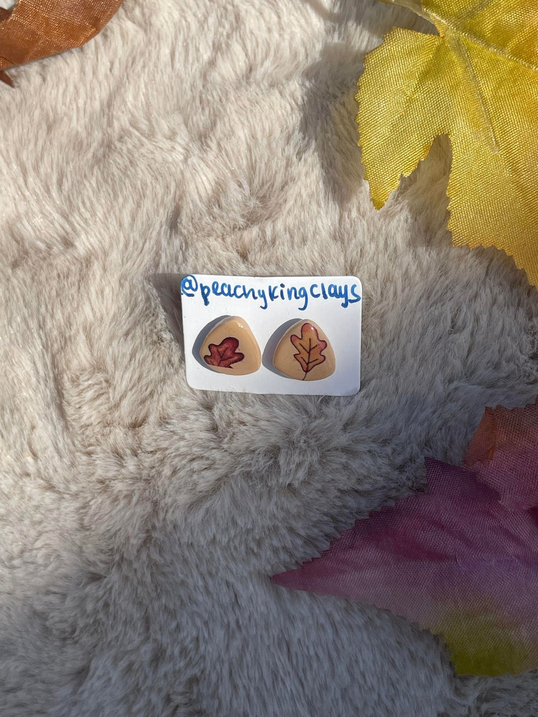 Fall Leaf Studs (Multi-Color)